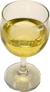 White Wine Glass fake drink