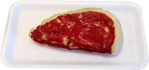 Raw fake steak B
