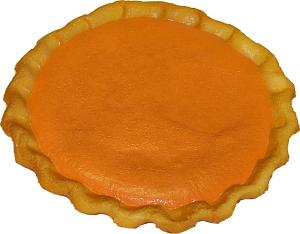 Pumpkin Pie Plain Artificial Pie Fragranced