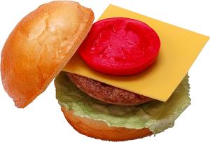 Cheeseburger fake food