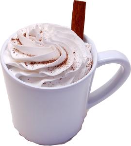 Hot Chocolate Mug Fake Drink with Cinnamon Stick 