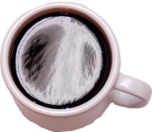 Fake Coffee Melamine Mug top