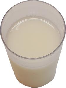 Milk Plastic Cup Fake Drink top