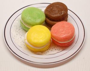 Fake Macarons with Cream 4 Pack Assorted 