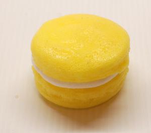 Fake Macarons with Cream Yellow